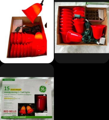 Red Bell Lights 15 Energy Saving C-7 Advanced Camper 14 Foot Light Christmas