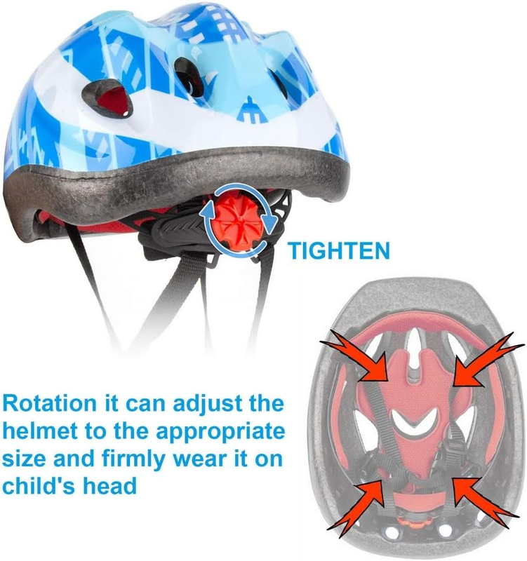 Kid Bicycle Helmets,  Kids Bike Helmet Ages 3-5/5-14 Adjustable from Toddler to