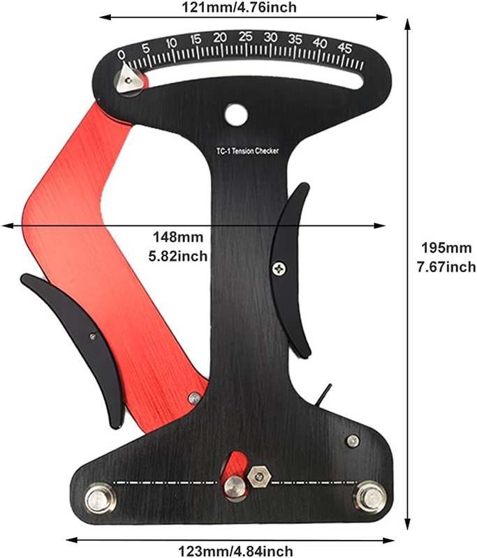 Bicycle Spoke Tension Meter Measuring Tool,Aluminum Alloy Wheel Repair Tool Road