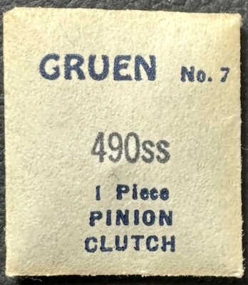 GENUINE GRUEN EB515SS CAL490SS CLUTCH PINION WATCH REPAIR PART   WP5