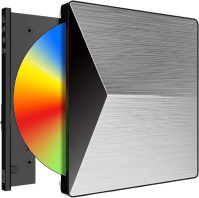 External Blu-Ray Drive USB 3.0 Type C Protable BD 4K Disk ROM CD/DVD Burner 3D R