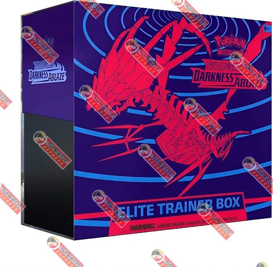 POKEMON TCG SWORD AND SHIELD DARKNESS ABLAZE  ELITE TRAINER BOX(Brand new sealed