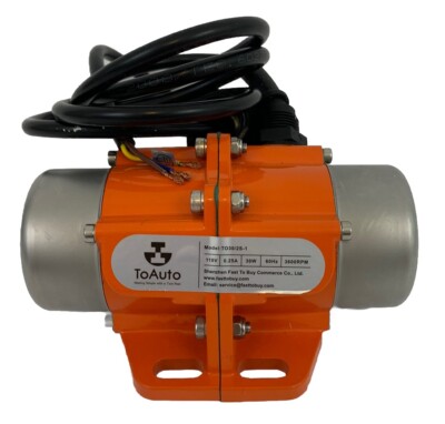 ToAuto 3600rpm Vibrating AC110V 30W Asynchronous Vibration Motor Single Phase
