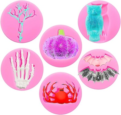 Silicone Mould, NALCY Silicone Halloween Cake Chocolate Mould, Halloween Candy J