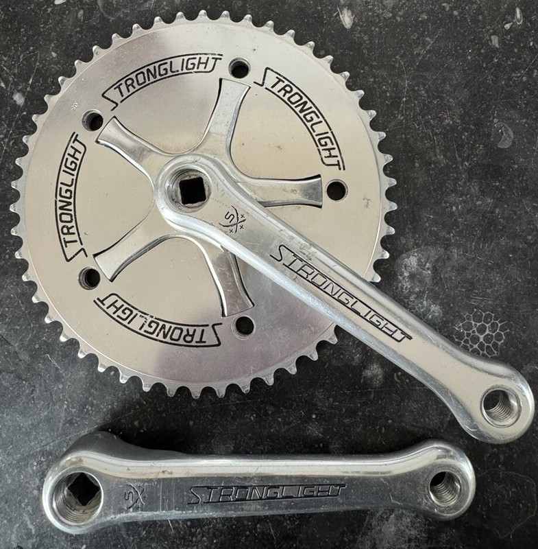 PÃ©Dalier Stronglight 107 Delta AÃ©Ro Crankset Track