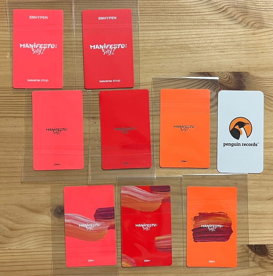 enhypen プロモアルバム 非売品 サイン入り MANIFESTO: ③