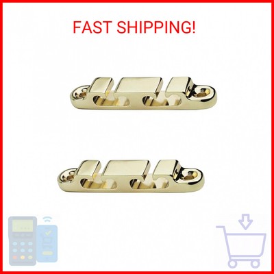Guyker 2Pcs 4-String Retainer/String Guide for Electric Bass Head Retainer Strin