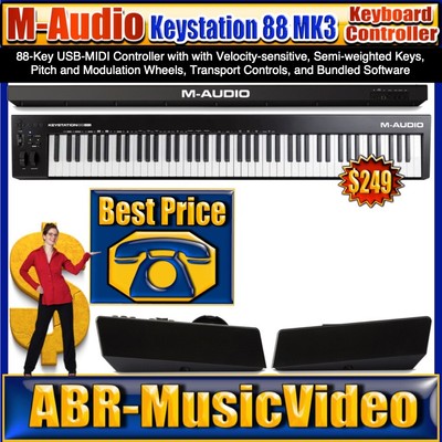 M-Audio Keystation 88 MK3 88-key Keyboard Controller