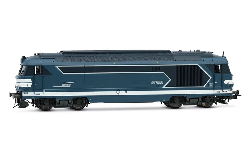 Hj2446 Sncf, Locomotive Diesel Bb 567556, ÃChelle Ho 1/87