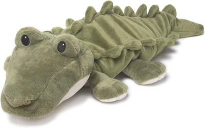Alligator Warmies - Cozy Plush Heatable Lavender Scented Stuffed Animal Green