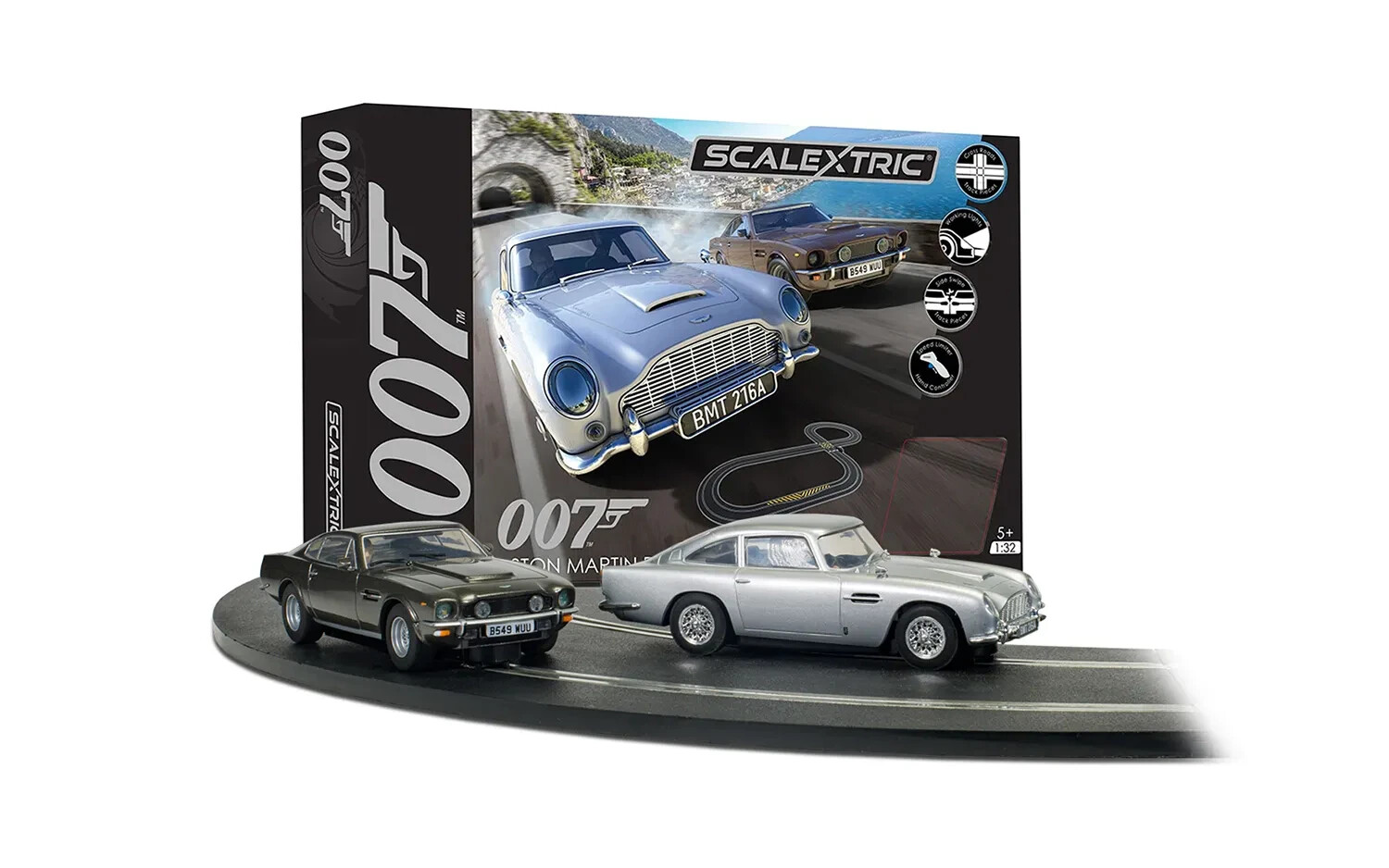 James Bond 007 Scalextric 1/32 Scale Slot Car Set C1447TF