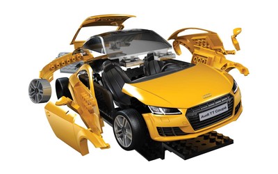 Airfix J6034 QUICKBUILD Audi TT 2018 Snap Together Model Kit