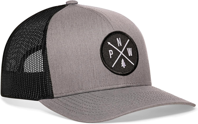 For Men & Women, Pacific Northwest Trucker Mesh Snapback Adjusta
