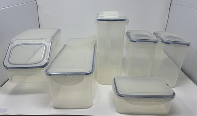 Lock & Lock NEW 6 Piece Clear Multi-Purpose Food Storage Containers Brand New