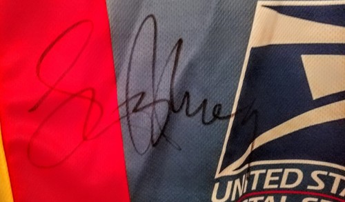 Rare Lance Armstrong 6X Tour De France Autograph Jersey 93/100 Limited Edition