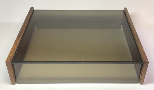 Vintage Dual 1019 Wood And Plexiglass Turntable Dust Cover