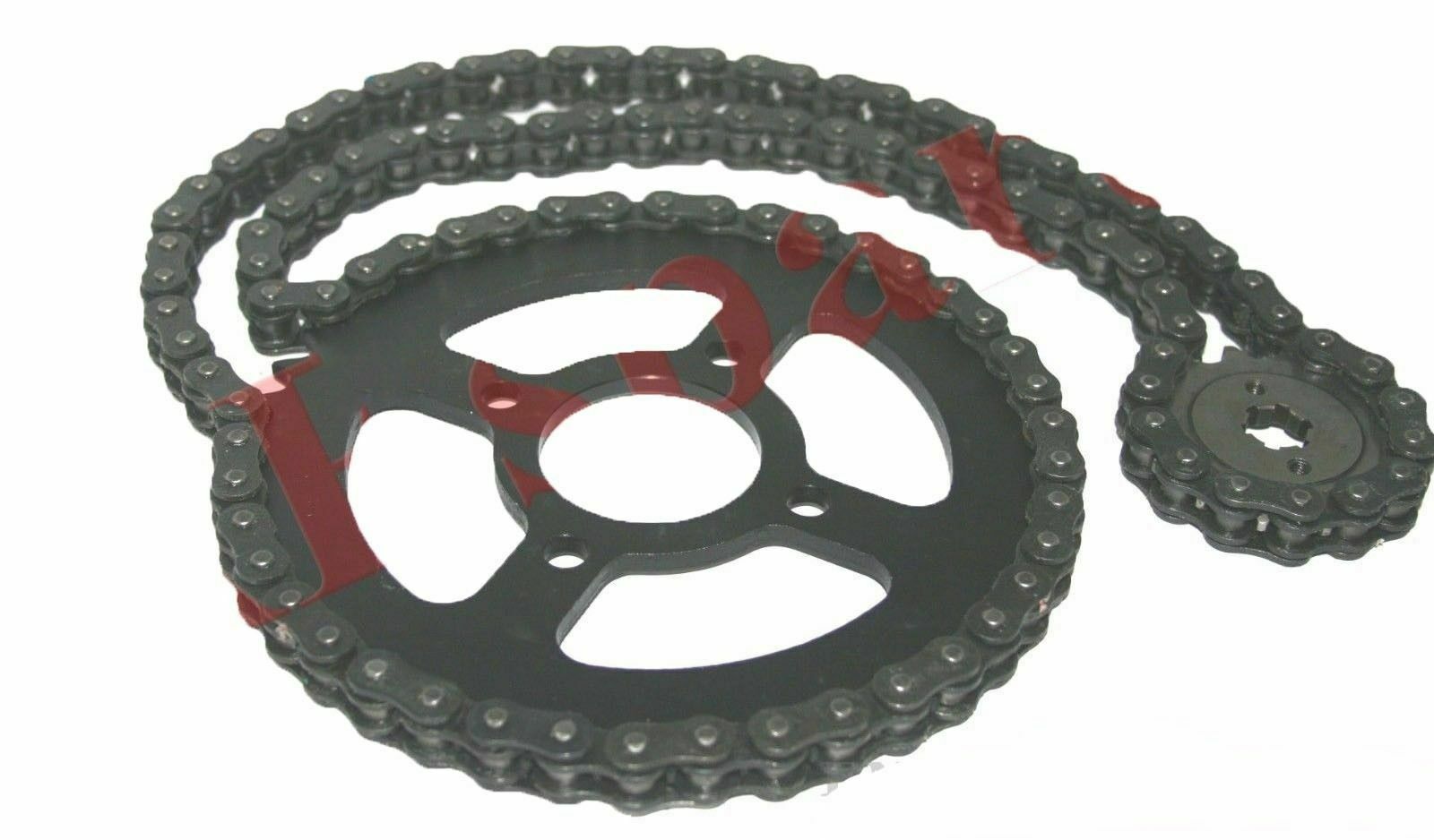 4 Holes Chain  & Front Rear Sprocket Set Fits For  KTM Duke 200 Motorcycle