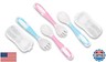 Bendable Baby and Toddler forks and spoons Utensils Silverware Set for Kids, 2 Sets (Blue/Blue) – Gum Friendly 2 Toddler Spoons and 2 Forks Self Feeding and Infant Baby Training and toddler silverware