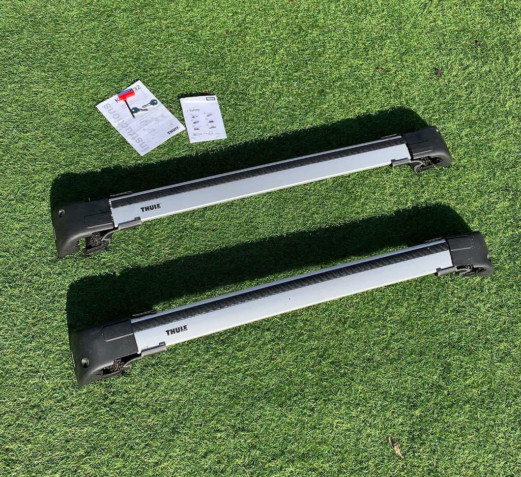 Thule WingBar Edge 9591 roof bar & Thule roof bar flush railing fitting