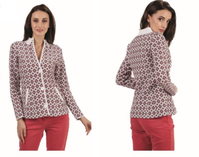Kooi Knitwear Jacket Retro-Strickjacke Beige Green Cardigan Blc-Iv-Ko 18055