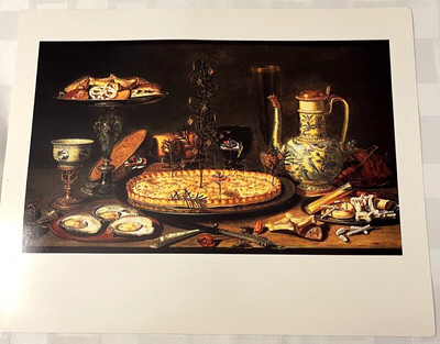Still Life with Tart by Clara Peeters, Flemish. Musseum of Fine Arts