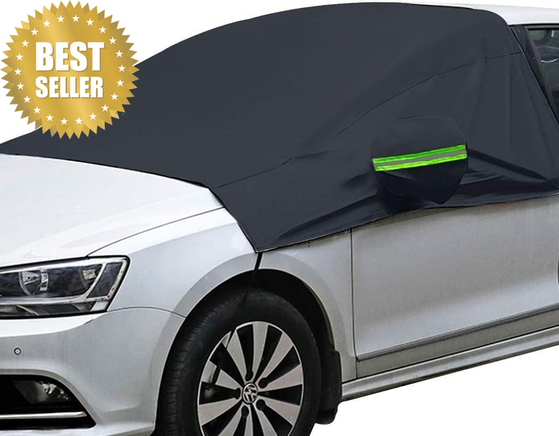 Extra Large Windshield Snow Cover with Side Mirror Protectors - 94.5