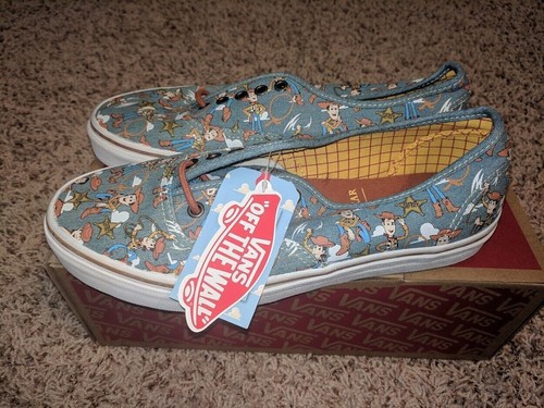 Vans x Toy Story Authentic Woody Print Denim Pixar 4
