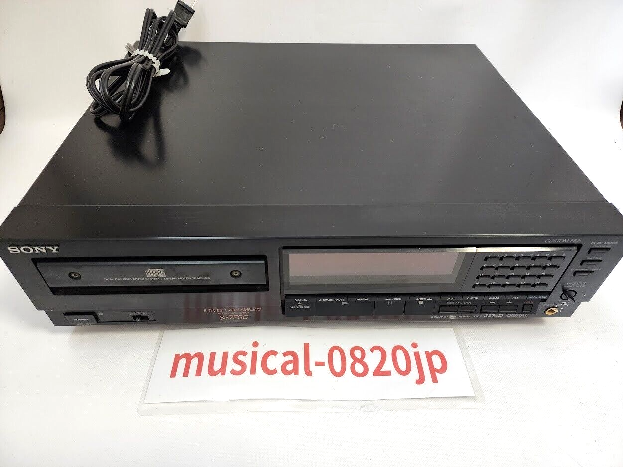 CDP-337ESD SONY CDプレーヤー ソニー CD | Sony Disc Compact Player