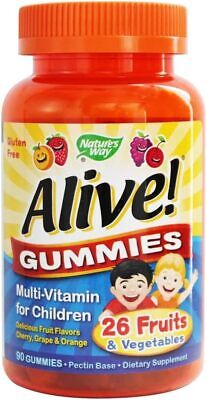 Alive  Children's Multi-Vitamin Gummies (Assorted Flavors