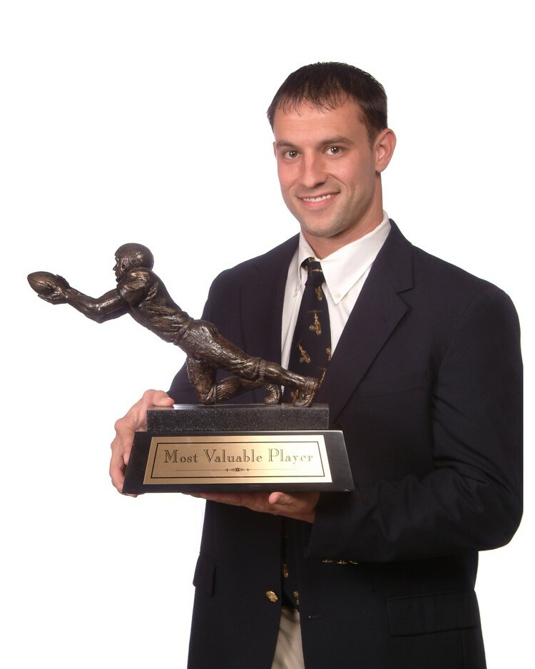 Wide Reciever Football trophy.  Award  Best