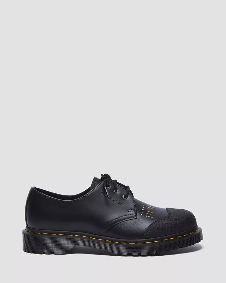 Pre-owned Dr. Martens 2024 Nine Inch Nails 1461 Backhand Leather Boots Mens From Japan In Black