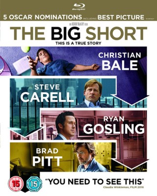 The Big Short (Blu-ray) Rafe Spall Marisa Tomei Selena Gomez (UK IMPORT)