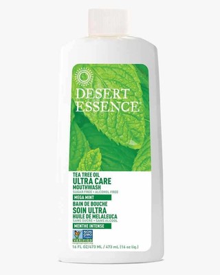 Жидкость для полоскания рта Desert Essence Ultra Care с маслом чайного дерева и мятой _Delete_