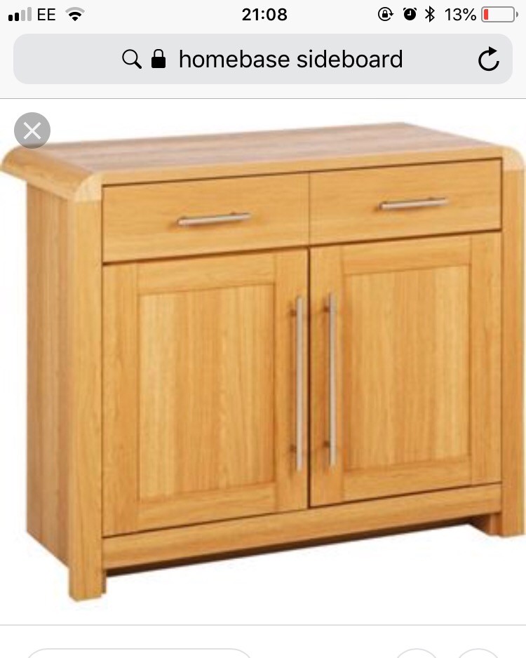 Homebase Oak effect cupboard in SuttoninAshfield, Nottinghamshire