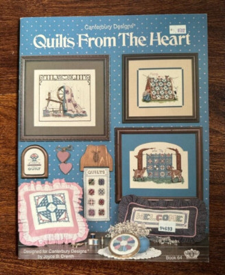 Canterbury Designs ''Quilted from the Heart'' Book 64 J. Drenth Cross Stitch Chart