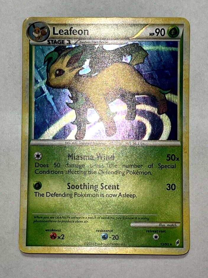 Leafeon - 13/95 Call of Legends (CL) - 2011 Holo Rare