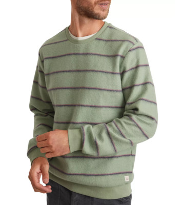 Marine Layer Crewneck Stripe Sweatshirt Multi Size S 3805