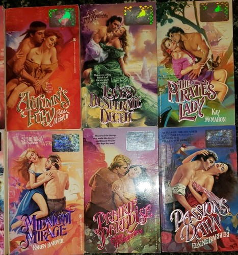 20 Vintage Zebra Historical Romance Lot D