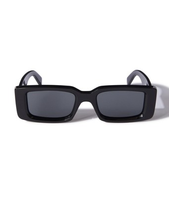 Pre-owned Off-white Oeri127s24pla0011007 Arthur Black Sunglasses In Gray