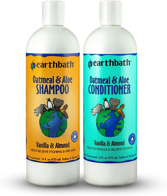 And Conditioner - Oatmeal Shampoo For Dogs, Itchy,