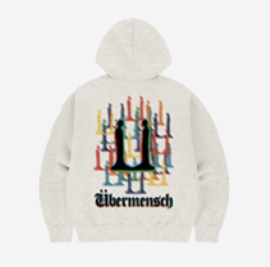 G-DRAGON UBERMENSCH HOODIE BLACK ジヨンパーカー G-DRAGON 2025 WORLD TOUR ÜBERMENSCH OFFICIAL MD [HOODIE