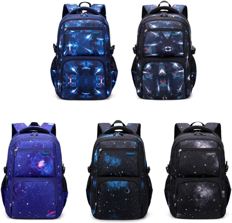 3Pcs Backpack Book Laptop Bag For School Daypack Travel Camping Child Men Women