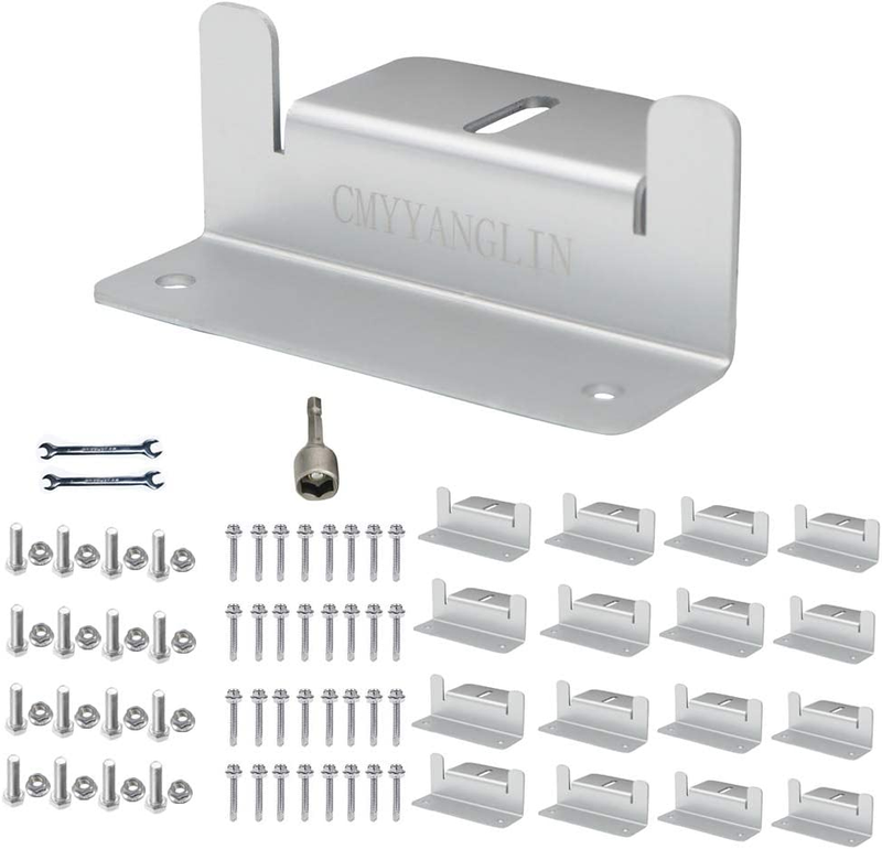 Solar Panel Mounting Brackets Z Bracket, with Nuts and Bolts,Suitable for 50W to