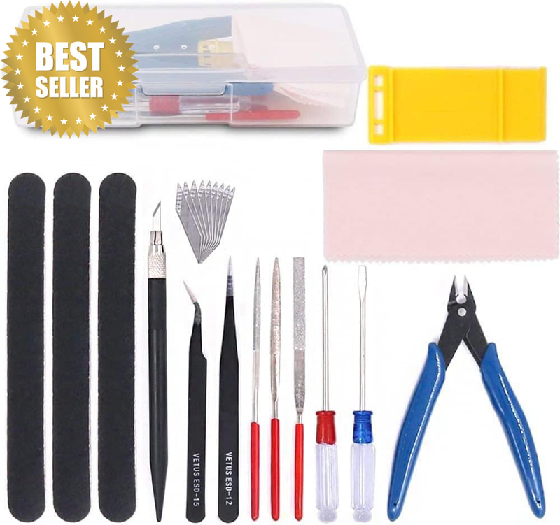 15Pcs Professional Modeler Basic Tools Craft Set Model Tools Kit for Assembling