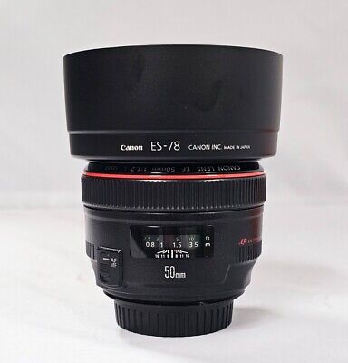 # Canon EF 50mm f/1.2 L USM Lens 50.2(S/N 2079219)