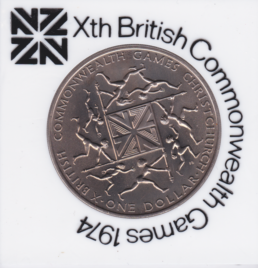 1974 ニュージーランド 1ドルcommon wealth games記念銀貨 1974 ニュージーランド 1ドルcommon wealth games記念銀貨 27 5g