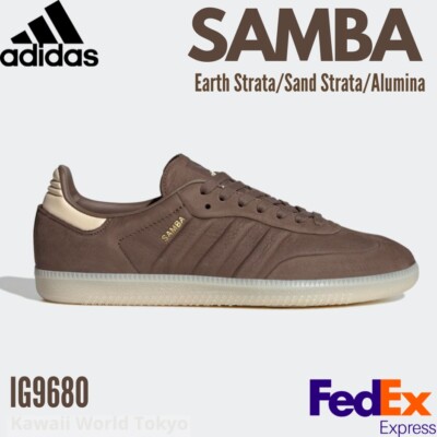 Adidas Originals SAMBA Earth Strata/Sand Strata/Alumina IG9680 Unisex shoes NEW!