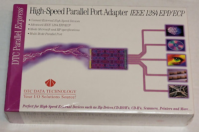 VINTAGE High Speed Parallel Port Adapter IEEE 1284 EPP/ECP DTC Parallel Express
