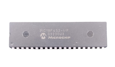 MicroChip IC PIC MCU 8Bit 32KB Flash 40MHz 40DIP PIC18F452-I/P