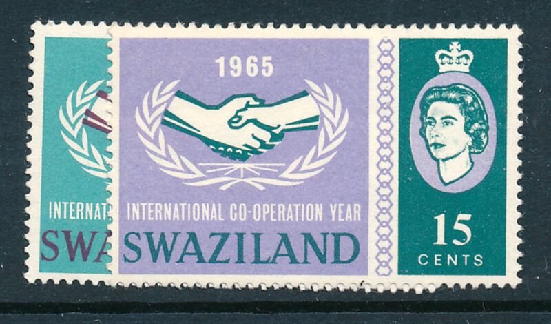 SWAZILAND 1965 I.C.Y. SG115/116  MNH